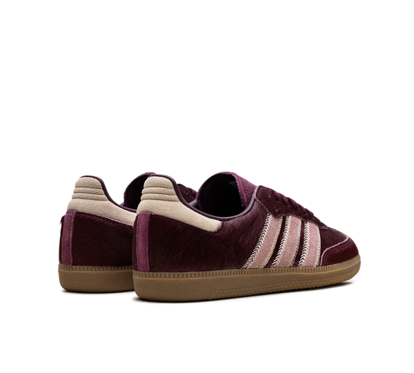 Tênis Adidas Samba OG 'Pony Maroon' Vinho