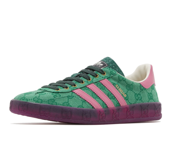 Tênis Adidas x Gucci Gazelle 'Green Pink Strata' Verde / Rosa