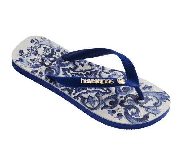 Chinelo Havaianas Dolce&Gabbana 'Blu Mediterraneo'