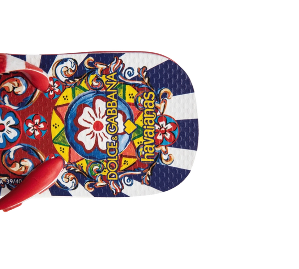 Chinelo Havaianas Dolce&Gabbana 'Carretto Siciliano'