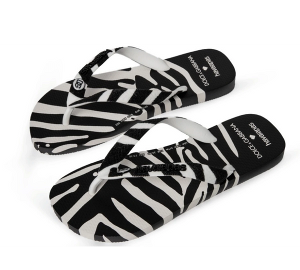 Chinelo Havaianas 'Dolce&Gabbana Zebra'