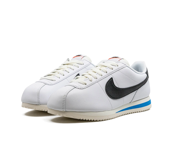 Tênis Nike Cortez 'White Black Light Photo Blue' Branco / Preto
