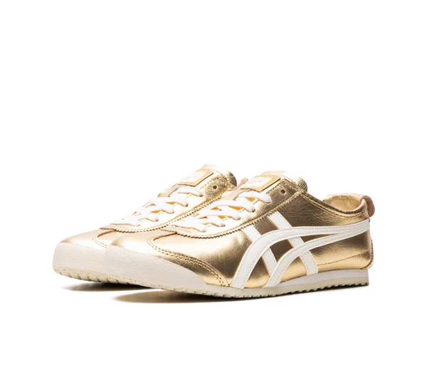Tênis Onitsuka Tiger Mexico 66 'Gold White' Dourado
