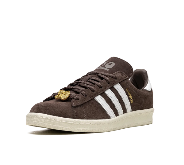 Tênis Adidas Campus 80s x Bape 'Brown' Marrom