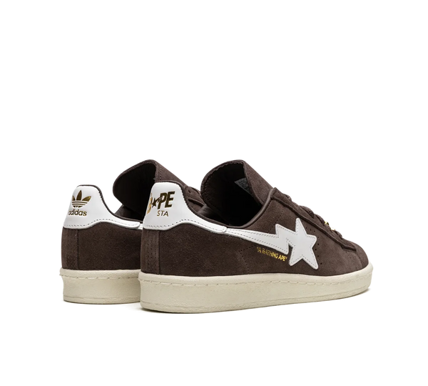 Tênis Adidas Campus 80s x Bape 'Brown' Marrom