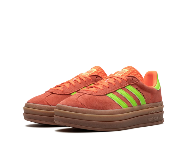 Tênis Adidas Gazelle Bold 'Solar Orange Solar Green' Laranja