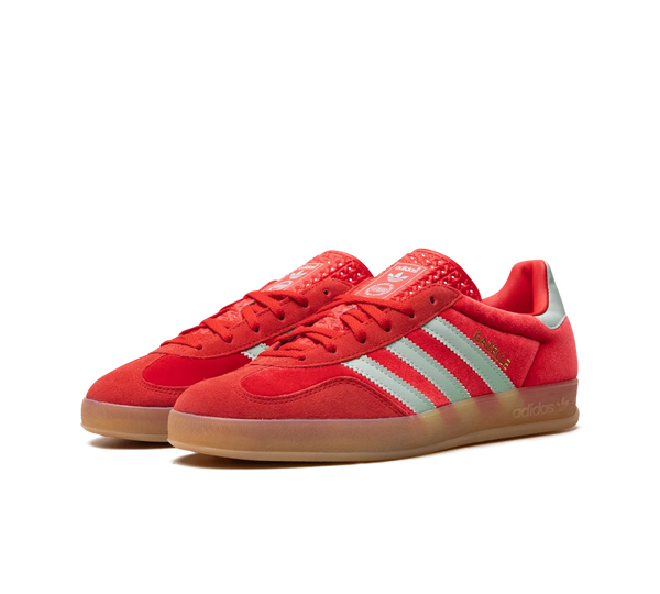 Tênis Adidas Gazelle Indoor 'Better Scarlet Hazy Green' Vermelho