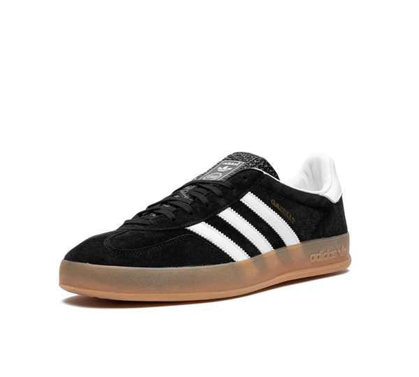 Tênis Adidas Gazelle Indoor 'Black and White Gum' Preto / Branco