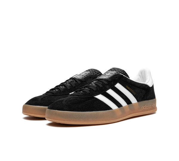 Tênis Adidas Gazelle Indoor 'Black and White Gum' Preto / Branco