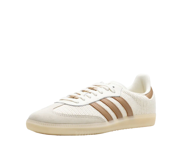 Tênis Adidas Samba OG 'Cream White Carboard' Branco / Marrom