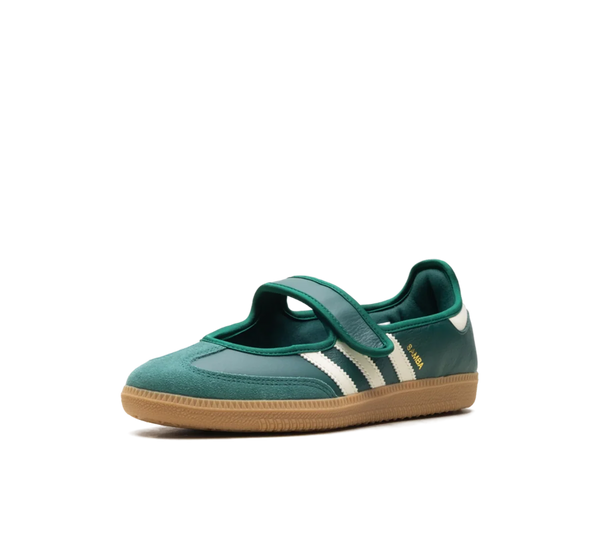 Tenis Adidas Samba Jane 'Green White Gum' Verde