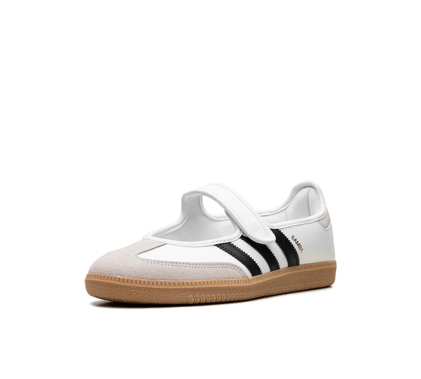 Tênis Adidas Samba Jane 'White Black Gum' Branco/Preto