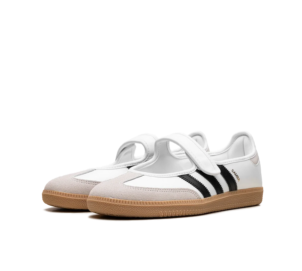 Tênis Adidas Samba Jane 'White Black Gum' Branco/Preto