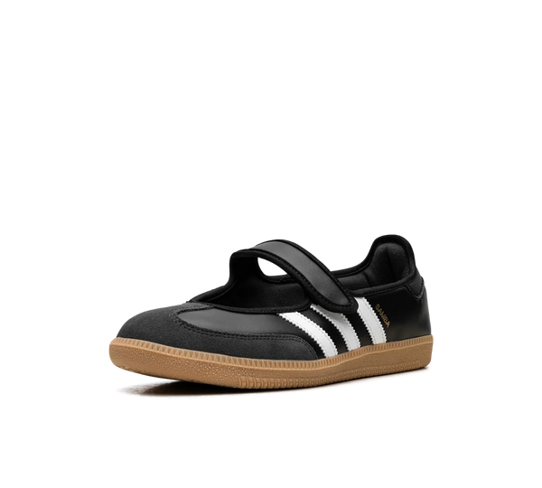 Tênis Adidas Samba Jane 'Black White Gum' Preto/Branco