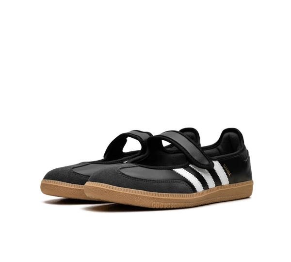 Tênis Adidas Samba Jane 'Black White Gum' Preto/Branco