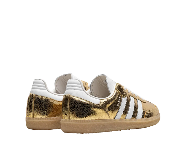 Tênis Adidas Samba OG 'Cracked Metallic Pack' Dourado