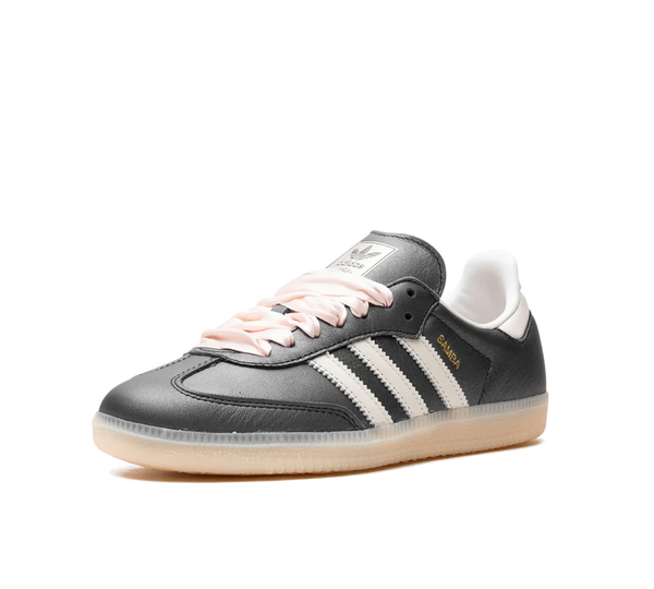 Tênis Adidas Samba OG 'Black Pink Ribbon Laces' Preto / Rosa
