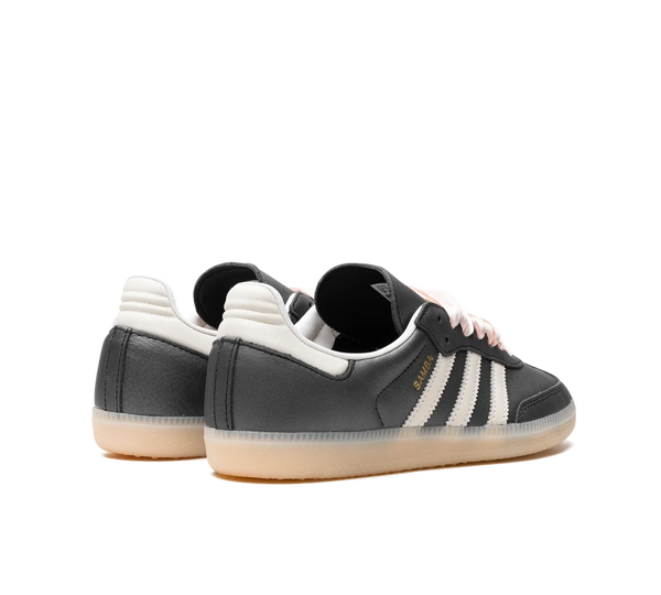 Tênis Adidas Samba OG 'Black Pink Ribbon Laces' Preto / Rosa