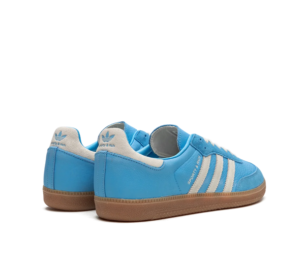 Tênis Adidas Samba OG x Sporty & Rich 'Blue Rush' Azul