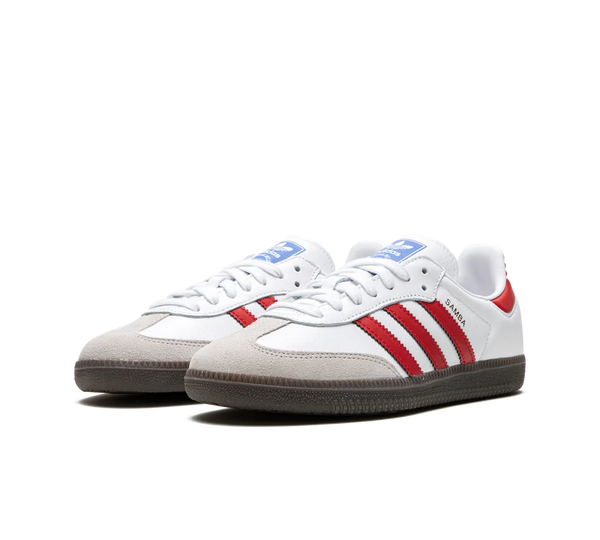 Tênis Adidas Samba OG 'White Red' Branco / Vermelho