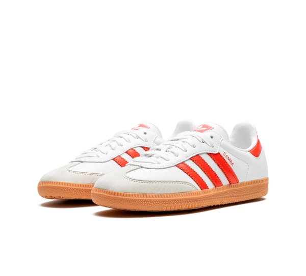 Tênis Adidas Samba OG 'White Solar Red' Branco / Vermelho