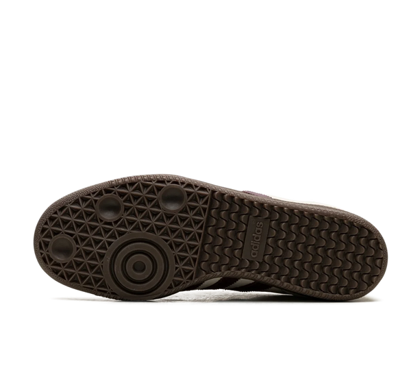 Tênis Adidas Samba OG 'Wonder White Maroon' Bege / Vinho