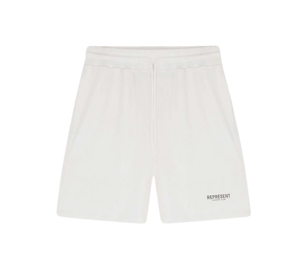 Shorts Represent 'Owners Club Mesh Flat White' Branco