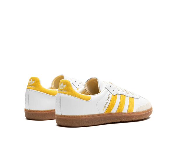 Tênis Adidas Samba OG x Sporty & Rich 'Bold Gold' Branco / Amarelo