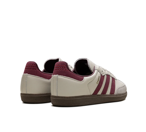 Tênis Adidas Samba OG 'Putty Grey Maroon' Cinza / Vinho