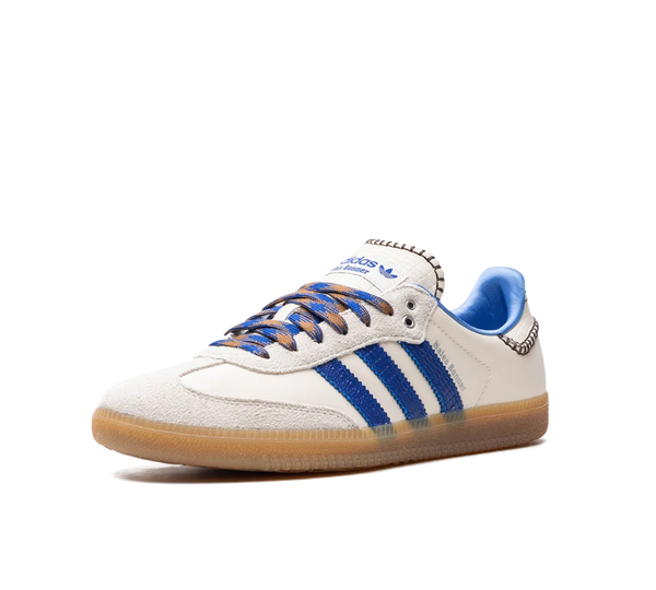 Tênis Adidas Samba x Wales Bonner 'Wonder Clay Royal Blue' Branco / Azul