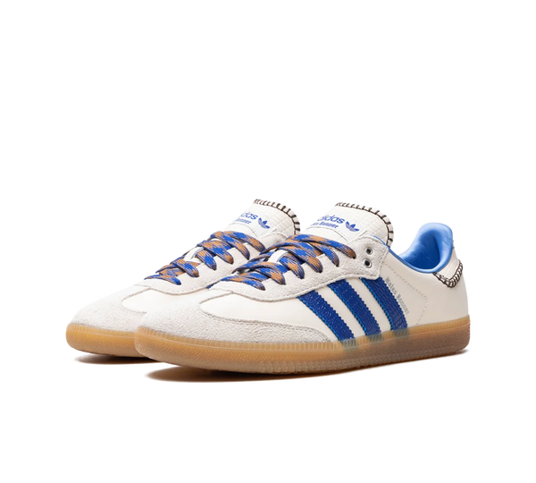 Tênis Adidas Samba x Wales Bonner 'Wonder Clay Royal Blue' Branco / Azul