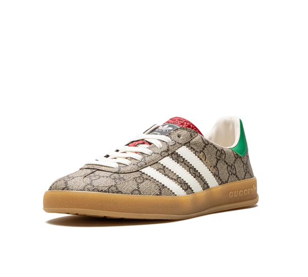 Tênis Adidas x Gucci Gazelle 'Beige GG Monogram' Bege