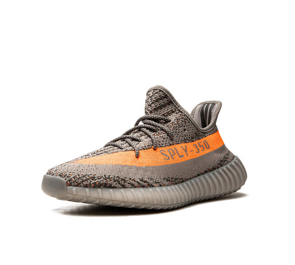 Tênis Adidas Yeezy Boost 350 V2 'Beluga Reflective' Cinza / Laranja