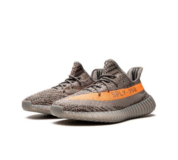 Tênis Adidas Yeezy Boost 350 V2 'Beluga Reflective' Cinza / Laranja