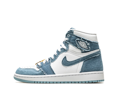 Tênis Nike Air Jordan 1 High 'Denim' Azul