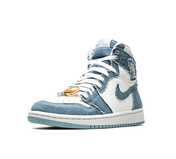 Tênis Nike Air Jordan 1 High 'Denim' Azul