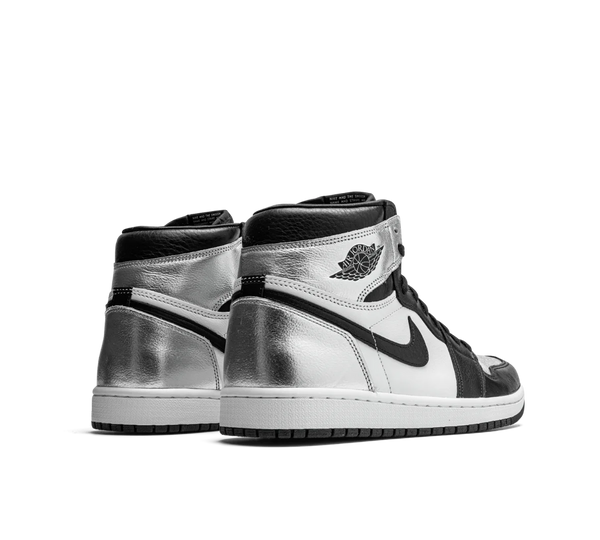 Tênis Nike Air Jordan 1 High 'Silver Toe' Prata