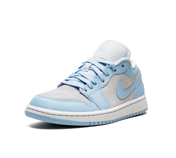 Tênis Nike Air Jordan 1 Low 'Football Grey' Azul