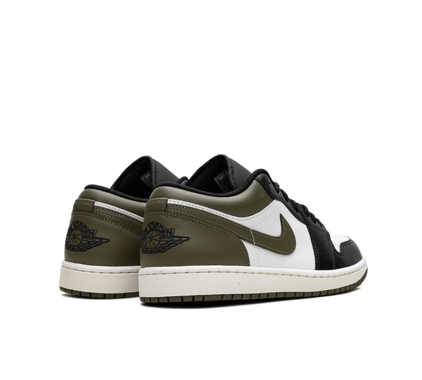 Tênis Nike Air Jordan 1 Low 'Black Toe Medium Olive'