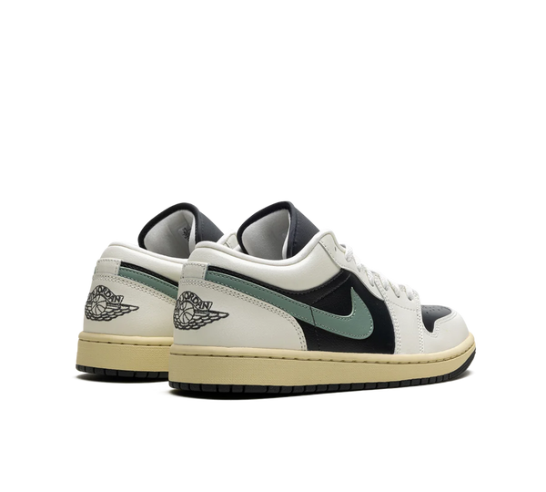Tênis Nike Air Jordan 1 Low 'Jade Smoke' Branco / Verde