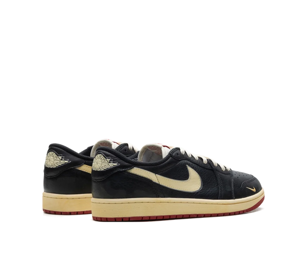 Tênis Nike Air Jordan 1 Low OG Nigel Sylvester 'Black and Varsity Red'