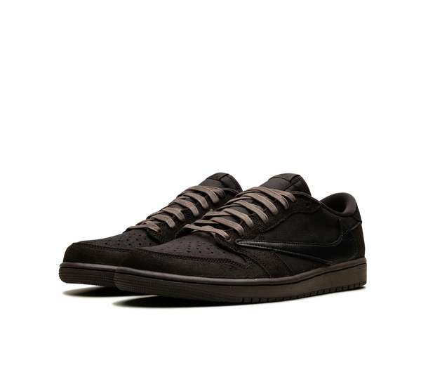 Tênis Nike Air Jordan 1 Low x Travis Scott 'Velvet Brown' Marrom