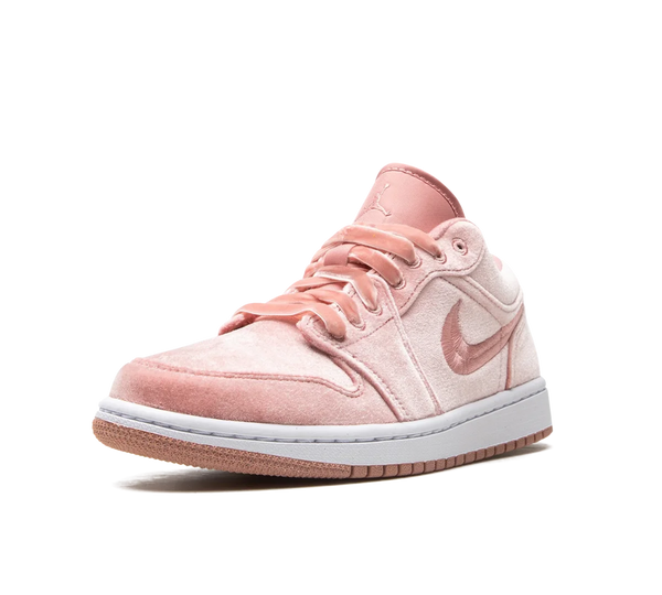 Tênis Nike Air Jordan 1 Low 'Pink Velvet' Rosa