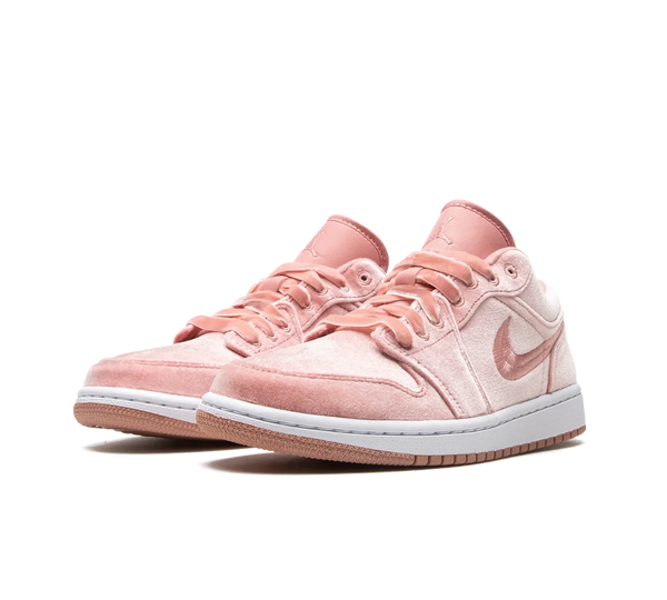 Tênis Nike Air Jordan 1 Low 'Pink Velvet' Rosa