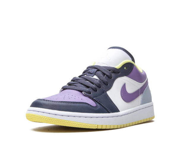 Tênis Nike Air Jordan 1 Low 'Purple Magenta' Colorido
