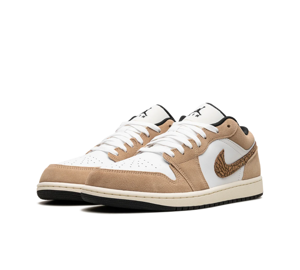 Tênis Nike Air Jordan 1 Low 'Brown Elephant' Marrom
