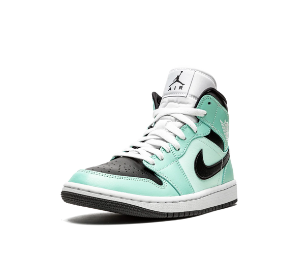 Tênis Nike Air Jordan 1 Mid 'Aqua Blue Tint' Azul