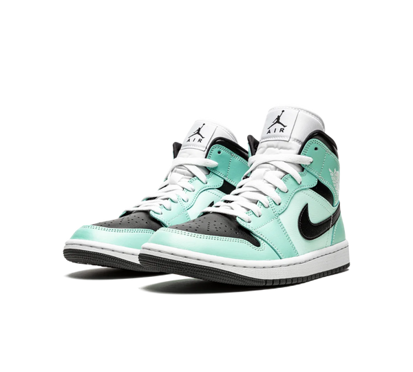 Tênis Nike Air Jordan 1 Mid 'Aqua Blue Tint' Azul