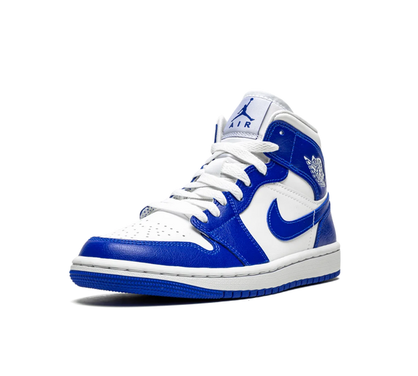 Tênis Nike Air Jordan 1 Mid 'Kentucky Blue' Azul