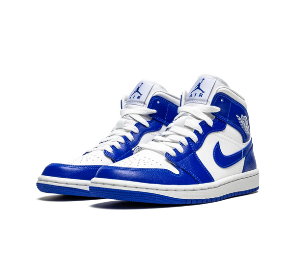 Tênis Nike Air Jordan 1 Mid 'Kentucky Blue' Azul